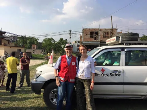 Martine Van Der Does, a MSHS alumna, served in the Red Cross and now serves as the Helen Hamlyn Humanitarian Fellow